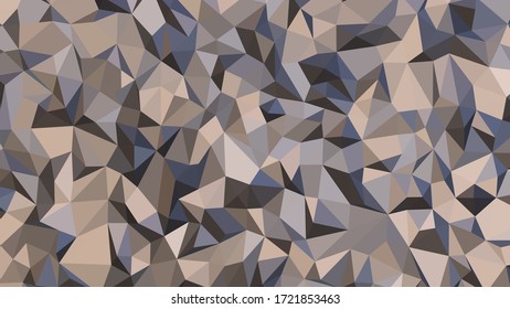 Fondo polígonal abstracto. Ilustración vectorial geométrica de gris oscuro. Papel pintado en 3D.