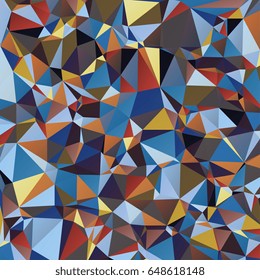 Abstract polygonal background. Geometric mosaic of triangles. Vector illustration