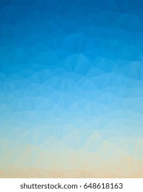 Abstract polygonal background. Geometric mosaic of triangles. Vector illustration