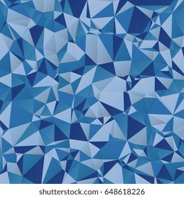Abstract polygonal background. Geometric mosaic of triangles. Vector illustration