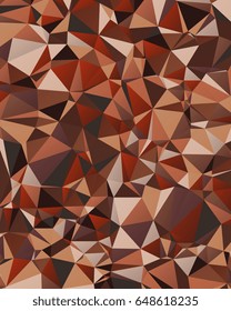 Abstract polygonal background. Geometric mosaic of triangles. Vector illustration
