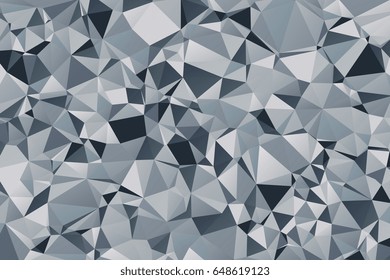 Abstract polygonal background. Geometric mosaic of triangles. Vector illustration
