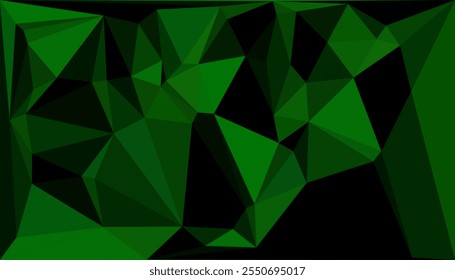 Abstract Polygonal Background with Geometric Shapes in Vibrant Colorful Design, Modern Digital Artwork for Websites, Technology, and Creative Projects