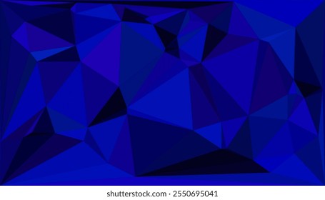 Abstract Polygonal Background with Geometric Shapes in Vibrant Colorful Design, Modern Digital Artwork for Websites, Technology, and Creative Projects