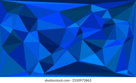 Fundo poligonal abstrato com formas geométricas em design colorido vibrante, arte digital moderna para sites, tecnologia e projetos criativos