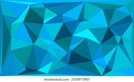 Abstract Polygonal Background with Geometric Shapes in Vibrant Colorful Design, Modern Digital Artwork for Websites, Technology, and Creative Projects