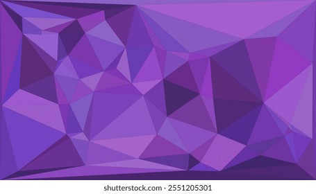 Abstract Polygonal Background with Geometric Shapes in Vibrant Colorful Design, Modern Digital Artwork for Websites, Technology, and Creative Projects