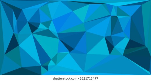 Abstract Polygonal Background with Geometric Shapes in Vibrant Colorful Design, Modern Digital Artwork for Websites, Technology, and Creative Projects
