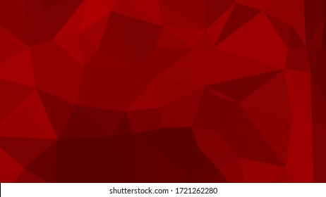 Abstract polygonal background. Geometric Web Maroon vector illustration. Colorful 3D wallpaper. Background triangle.