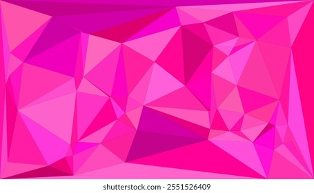 Abstract Polygonal Background in Gradient Shades of Blue and Purple for Design, Web, and Digital Projects