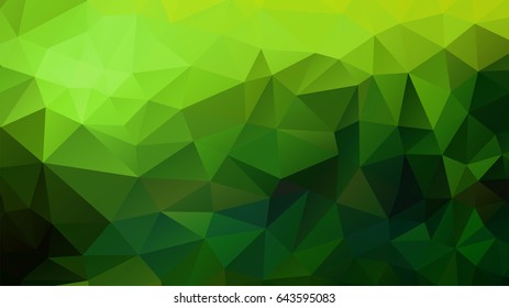 Abstract polygonal background in green shades. There is a variant in the vector.