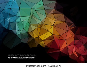 Resumen de fondo poligonal, diseño de banners horizontales