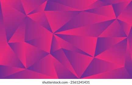Abstract polygonal background illustration. gradient Pink and purple colors.