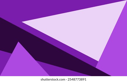 Fundo poligonal abstrato em tons roxos claros. Design triangular moderno para empresas