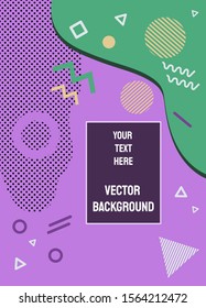 Abstract polygonal background with line pattern for business brochure cover design. Vector banner poster template EPS10