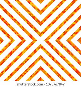 Abstract polygonal background with lines of colored triangles. Can be used as poster, banner, border, background, Wallpaper, card, print and etc. Eps10 vector.