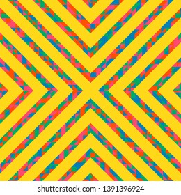 Abstract polygonal background with lines of colored triangles. Can be used as poster, banner, border, background, Wallpaper, card, print and etc. Eps10 vector.