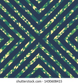 Abstract polygonal background with lines of colored triangles. Can be used as poster, banner, border, background, Wallpaper, card, print and etc. Eps10 vector.