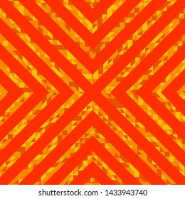Abstract polygonal background with lines of colored triangles. Can be used as poster, banner, border, background, Wallpaper, card, print and etc. Eps10 vector.