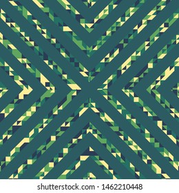 Abstract polygonal background with lines of colored triangles. Can be used as poster, banner, border, background, Wallpaper, card, print and etc. Eps10 vector.