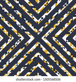Abstract polygonal background with lines of colored triangles. Can be used as poster, banner, border, background, Wallpaper, card, print and etc. Eps10 vector.