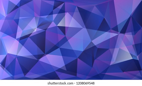 Abstract polygonal background of many triangles in blue colors