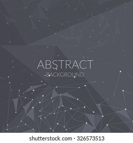 Abstract polygonal background. Modern geometric concept.