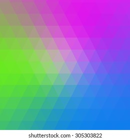 abstract polygonal background in multicolor tones 