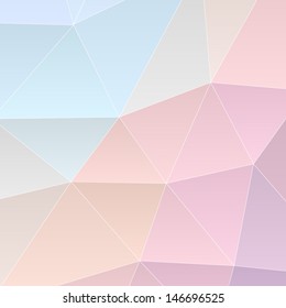 Abstract polygonal background. Multicolor triangles background for your design. Geometrical lines vector eps 10