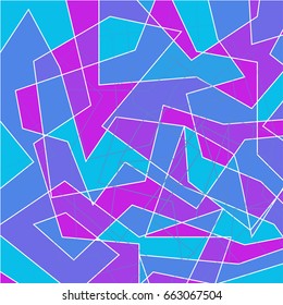 Abstract polygonal background. Multicolored mosaic.