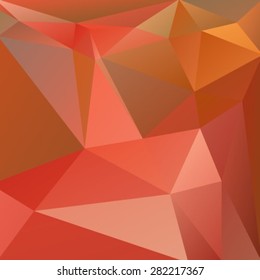 Abstract polygonal background with pink and orange triangles.