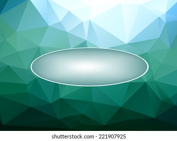 Abstract polygonal background with place for text, vector illustration