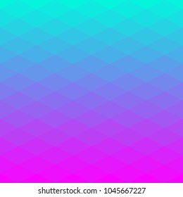 Abstract polygonal background of rhombus. Geometry triangle, mosaic illustration with gradient colours.