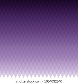 Abstract polygonal background of rhombuses with a transition from white to lilac