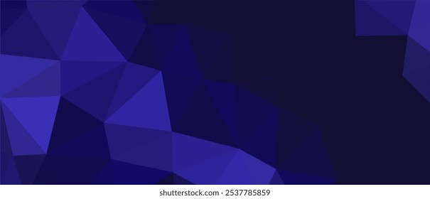Abstrakter polygonaler Hintergrund mit Blautönen.