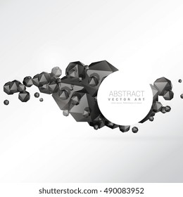 abstract polygonal background with space for your text