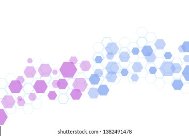 Abstract polygonal background. Technology and science wallpaper template with polygonal shape.Medical banner template with space for text. Business vector illustration.