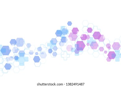 Abstract polygonal background. Technology and science wallpaper template with polygonal shape.Medical banner template with space for text. Business vector illustration.