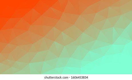 Abstract polygonal background with trendy colors. Triangular vector template for wallpaper, banner, landing page.
