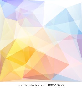 Abstract polygonal background. Triangles background. Geometrical lines