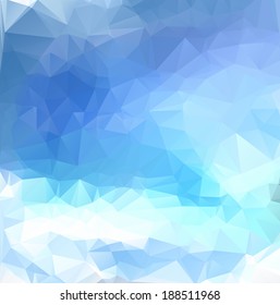 Abstract polygonal background. Triangles background. Geometrical lines