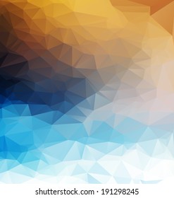 Abstract polygonal background. Triangles background. Geometrical lines