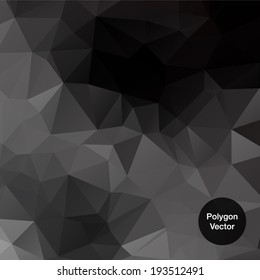 Abstract polygonal background. Triangles background. Geometrical lines