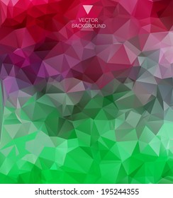 Abstract polygonal background. Triangles background. Geometrical lines
