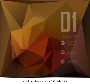 Abstract polygonal background. Triangles background. Geometrical lines