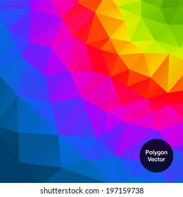 Abstract polygonal background. Triangles background. Geometrical lines