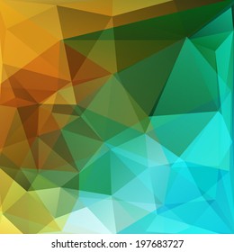 Abstract polygonal background. Triangles background. Geometrical lines