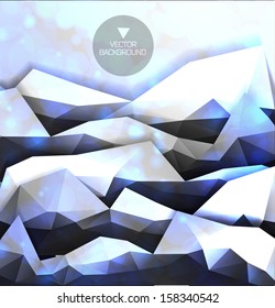 Abstract polygonal background/ triangles background for your design/ Geometrical vector. Vector illustration