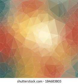 Abstract polygonal background. Triangles background for your design