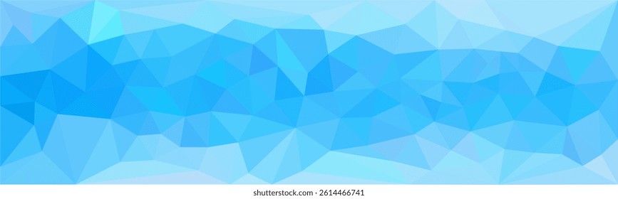 Abstract polygonal background in various shades of blue, creating a low-poly, icy, and geometric effect suitable for digital or design use.

